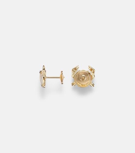 Yvonne Léon Boucles d’oreilles Crabe Coquillage en or 9 ct et diamants - Yvonne Leon - Modalova