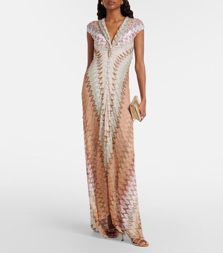 Missoni Robe longue en lamé - Missoni - Modalova