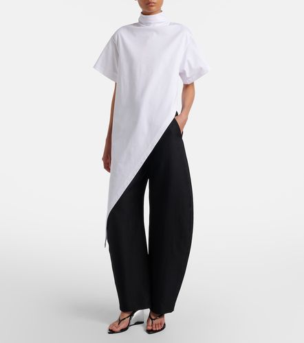 Alaïa T-shirt asymétrique en coton - Alaia - Modalova