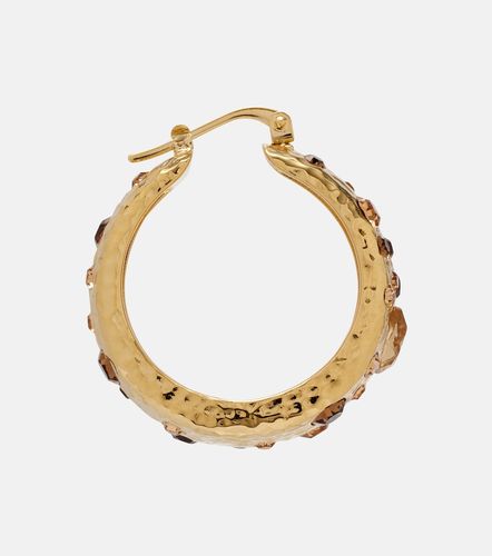 Boucles d'oreilles à cristaux - Oscar de la Renta - Modalova