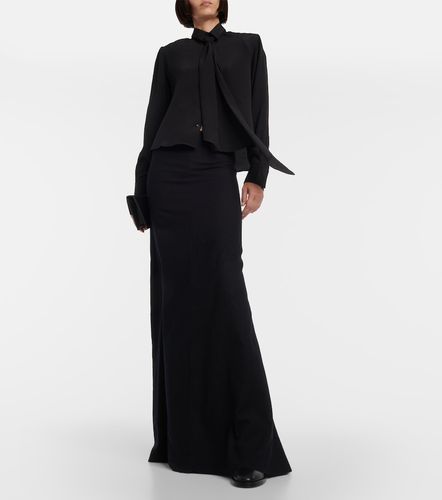 Jupe longue en laine vierge - Ann Demeulemeester - Modalova
