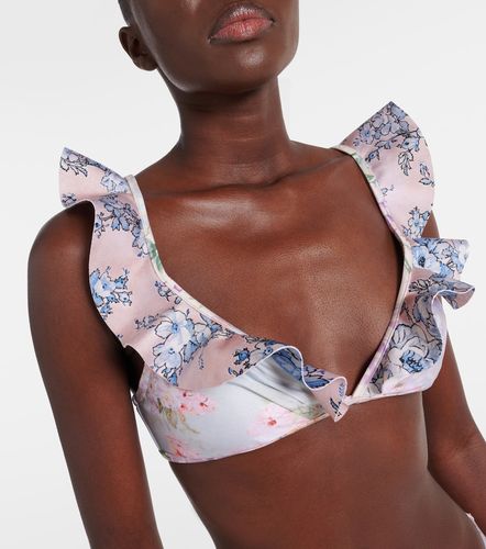 Haut de bikini Halliday à fleurs - Zimmermann - Modalova