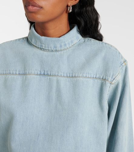 Top en denim à col roulé - Dries Van Noten - Modalova
