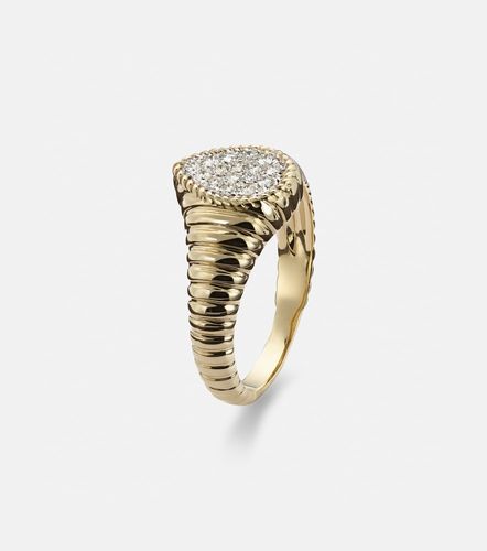 Yvonne Léon Bague auriculaire Berlingot en or 9 ct et diamants - Yvonne Leon - Modalova