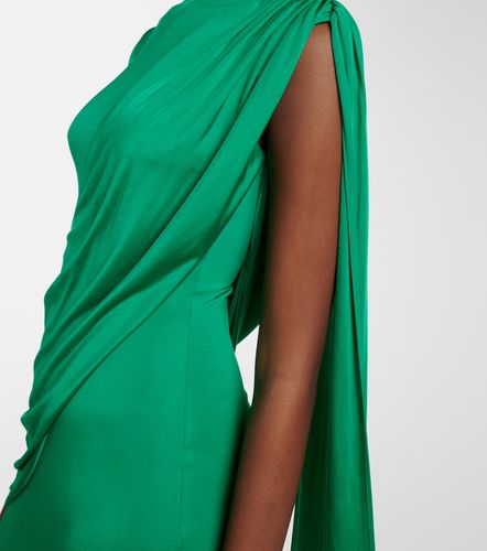 Robe Aya en satin à cape - The New Arrivals Ilkyaz Ozel - Modalova