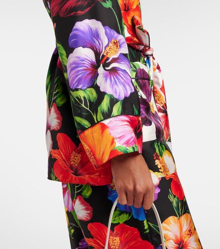 Chemise en soie à fleurs - Dolce&Gabbana - Modalova