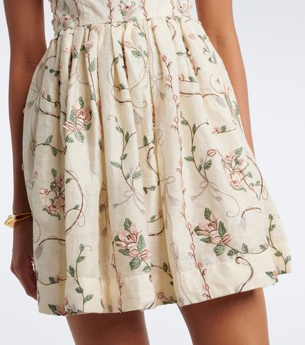 Robe Mielero en lin à fleurs - Agua by Agua Bendita - Modalova