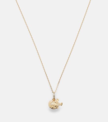 Collier Puffer Fish en or 14 ct (585/1000) et diamants - Stone and Strand - Modalova