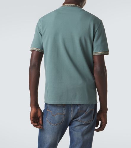 Versace Polo Greca en coton - Versace - Modalova