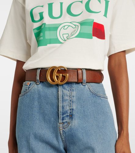 Ceinture GG en cuir à ornements - Gucci - Modalova