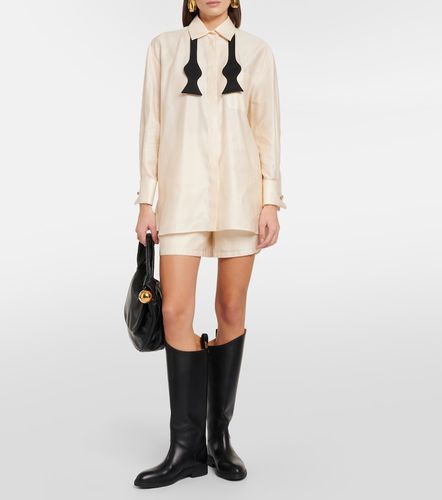 Short Piadena à taille haute en coton - Max Mara - Modalova