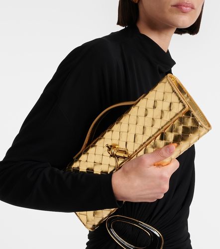 Pochette Andiamo en cuir Intrecciato métallisé - Bottega Veneta - Modalova