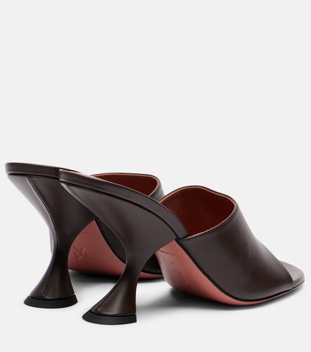 Mules Taylor 90 en cuir - Amina Muaddi - Modalova