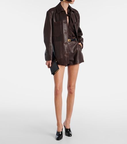 Nour Hammour Short Leontine en cuir - Nour Hammour - Modalova