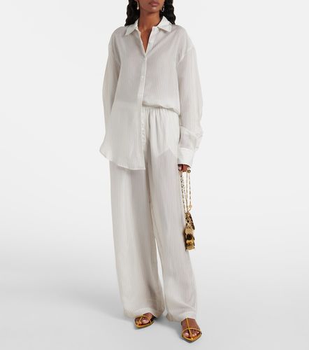 Pantalon ample Brenna rayé - The Frankie Shop - Modalova