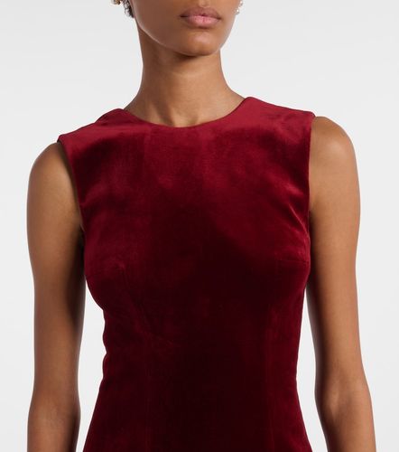 Robe longue Nodin en velours - Emilia Wickstead - Modalova
