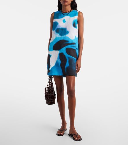 Staud Robe Brea en lin à imprimé - Staud - Modalova