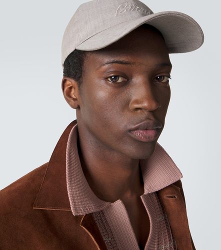 Casquette en lin et laine mélangés - Brioni - Modalova