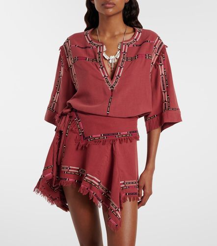 Blouse Fiosa en soie à broderie - Isabel Marant - Modalova