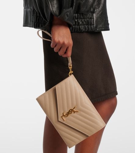 Pochette Cassandre Small en cuir - Saint Laurent - Modalova