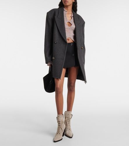 Bottines à lacets Myos 80 en daim - Jimmy Choo - Modalova