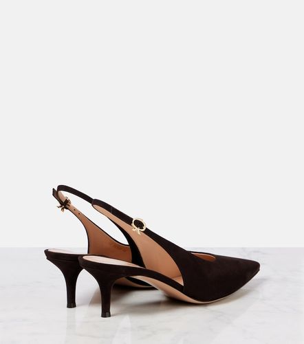 Escarpins slingback Robbie 55 en daim - Gianvito Rossi - Modalova