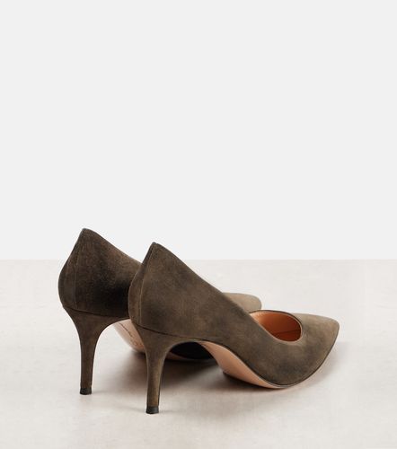 Escarpins Gianvito 70 en daim - Gianvito Rossi - Modalova