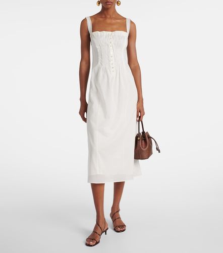 Staud Robe midi Matilde en coton - Staud - Modalova