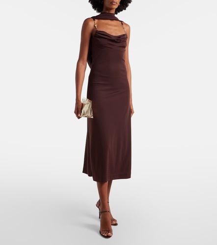 Robe midi Isla à détail foulard - Rebecca Vallance - Modalova