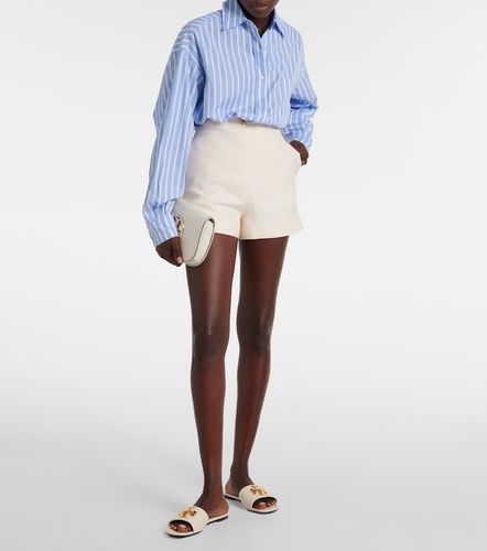 Mules Eleanor T Monogram en cuir - Tory Burch - Modalova