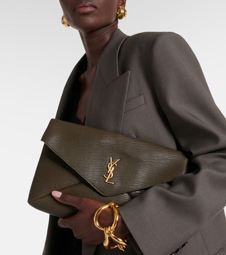 Pochette Cassandre Large en cuir - Saint Laurent - Modalova