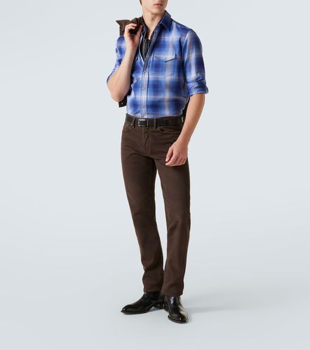 Chemise en coton à carreaux - Tom Ford - Modalova