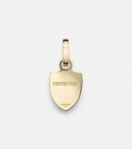 Collier Protection Miniature Crest en or 18 ct et diamants - FoundRae - Modalova
