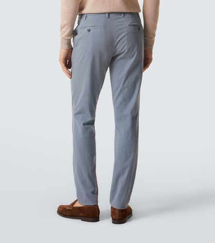 Pantalon chino en coton mélangé - Canali - Modalova