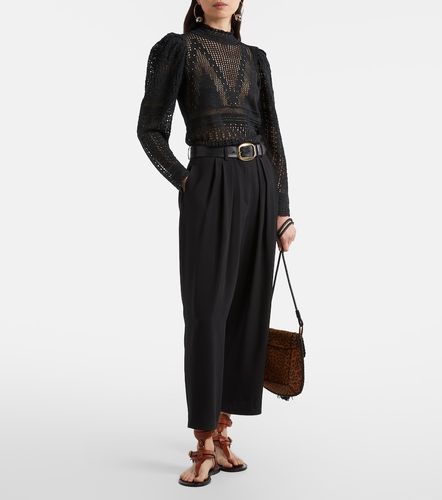 Pantalon ample Janice à taille haute - Isabel Marant - Modalova
