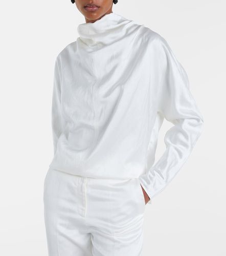 Toteme Blouse drapée en satin - Toteme - Modalova