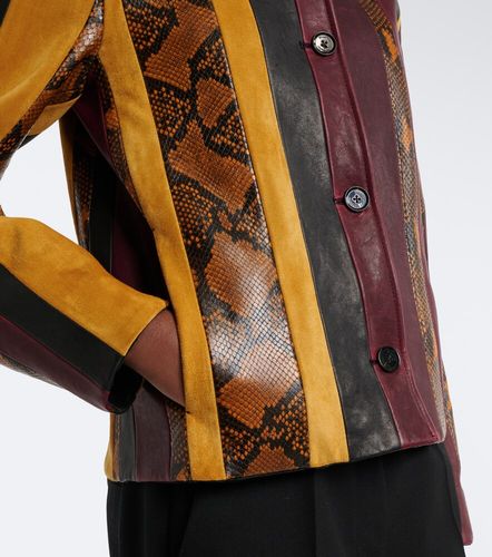 Veste Sirine en cuir à rayures - Proenza Schouler - Modalova