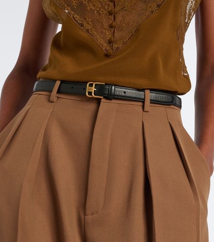 Ceinture Cassandre en cuir - Saint Laurent - Modalova
