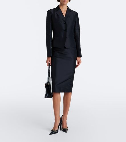 Gucci Jupe crayon en soie - Gucci - Modalova