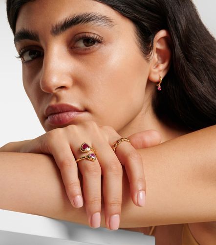 Bague d’éternité Nesting Gem en or 18 ct et rubis - Octavia Elizabeth - Modalova