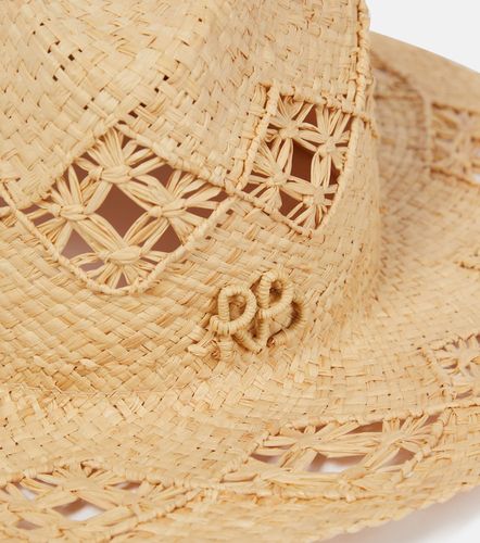 Fedora brodé en paille - Ruslan Baginskiy - Modalova