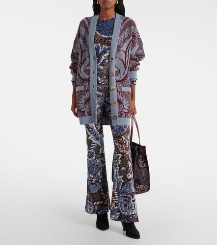 Pantalon évasé à motif floral - Etro - Modalova