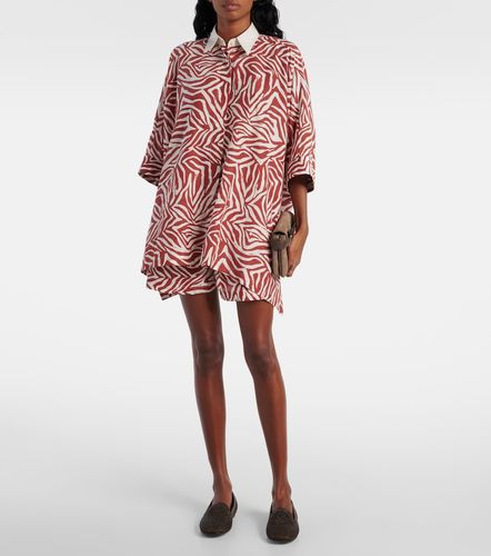 Short en coton et soie - Brunello Cucinelli - Modalova