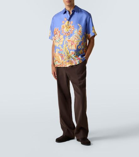Etro Chemise en soie à fleurs - Etro - Modalova