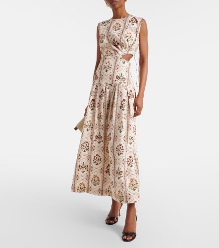 Robe midi Otoño Andes en coton à fleurs - Agua by Agua Bendita - Modalova
