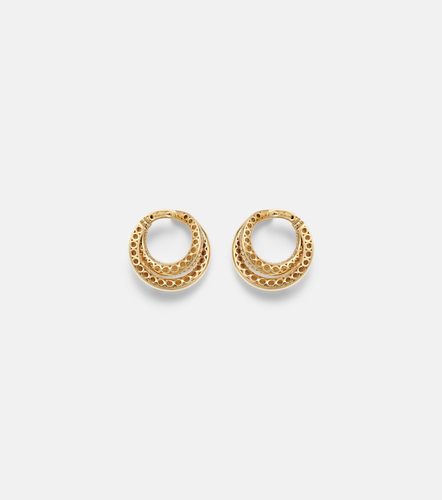 Boucles d’oreilles Infinity Loop Medium en or 18 ct et diamants - Engelbert - Modalova