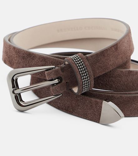 Ceinture Monili en daim - Brunello Cucinelli - Modalova