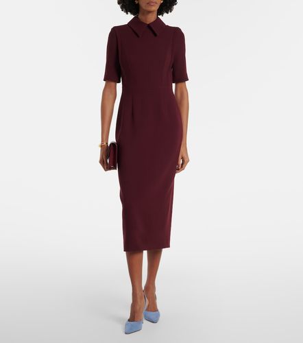 Robe midi Valletta en crêpe de laine - Emilia Wickstead - Modalova