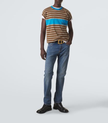 Versace T-shirt en coton à rayures - Versace - Modalova