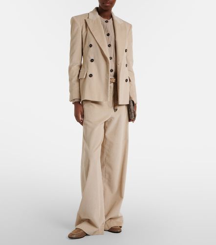 Blazer côtelé en coton - Brunello Cucinelli - Modalova